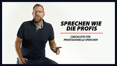 №11 - Checkliste für professionelle Sprecher